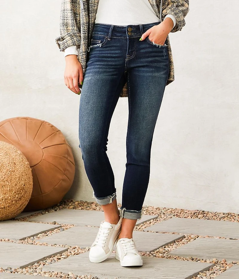 Low Rise Ankle Skinny Stretch Jean