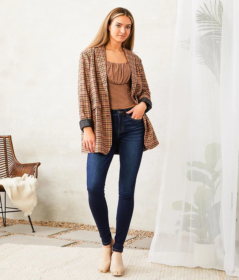Mid-Rise Skinny Stretch Jean