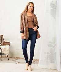 Mid-Rise Skinny Stretch Jean