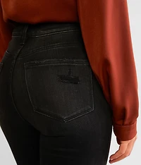High Rise Slim Straight Stretch Jean
