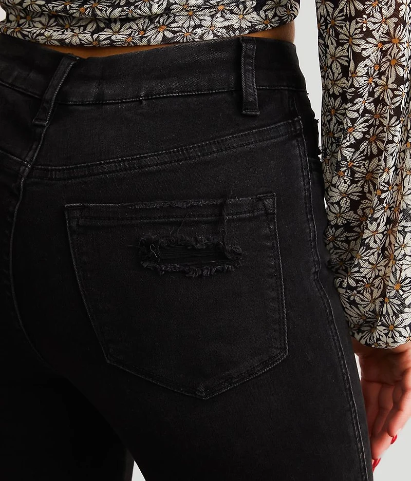 High Rise Flare Stretch Jean