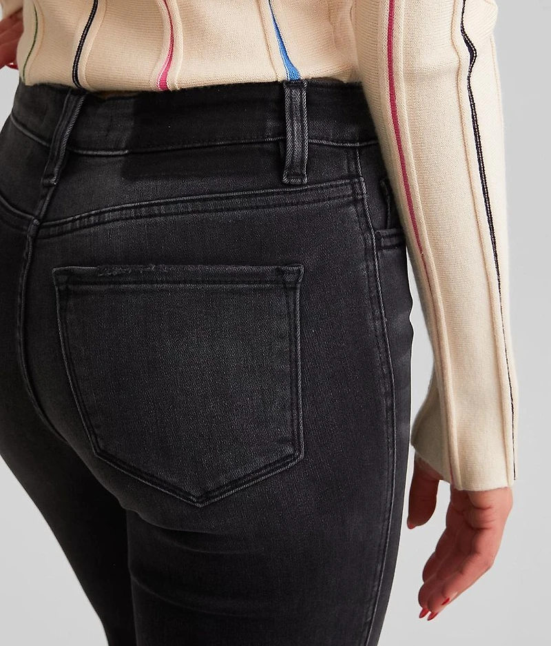 High Rise Slim Straight Stretch Jean