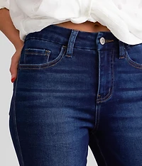 High Rise Ankle Skinny Stretch Jean