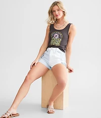 High Rise Pieced Short