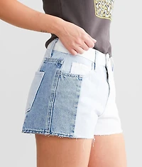 High Rise Pieced Short