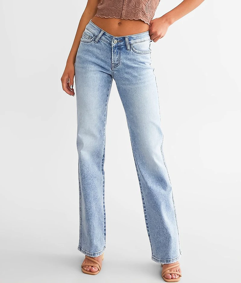 V Front Low Rise Stretch Jean