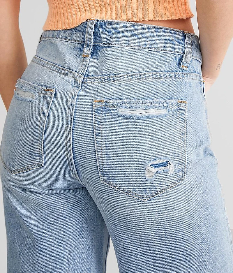 High Rise Wide Leg Jean