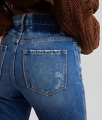 Ultra High Rise Cropped Straight Jean