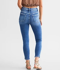 High Rise Ankle Skinny Stretch Jean