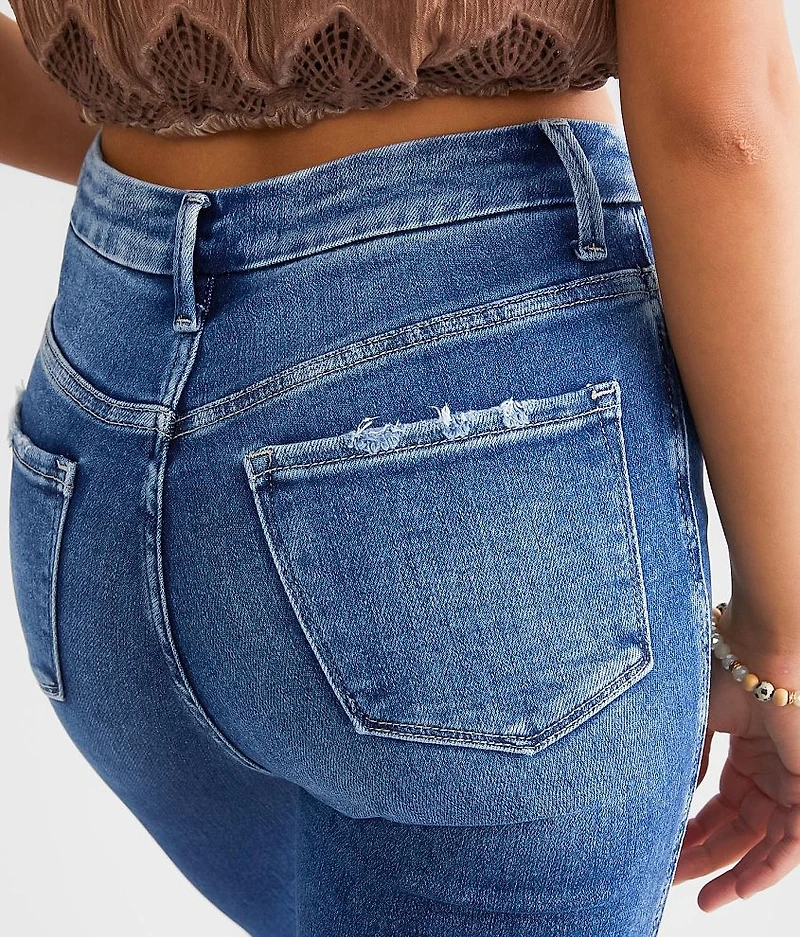 High Rise Ankle Skinny Stretch Jean