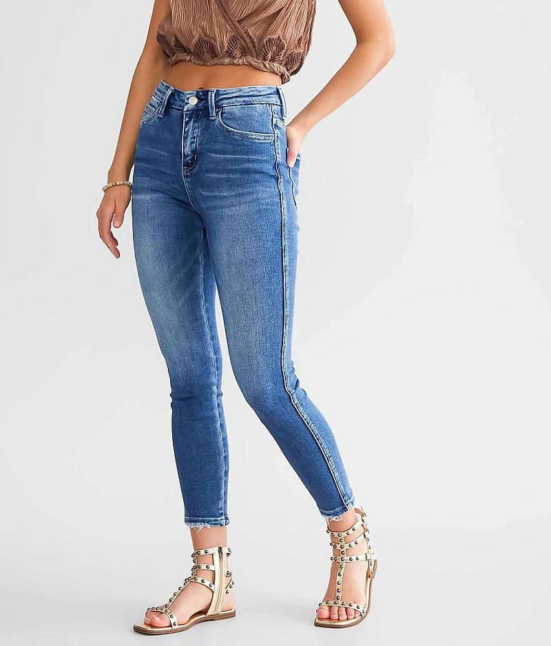 High Rise Ankle Skinny Stretch Jean