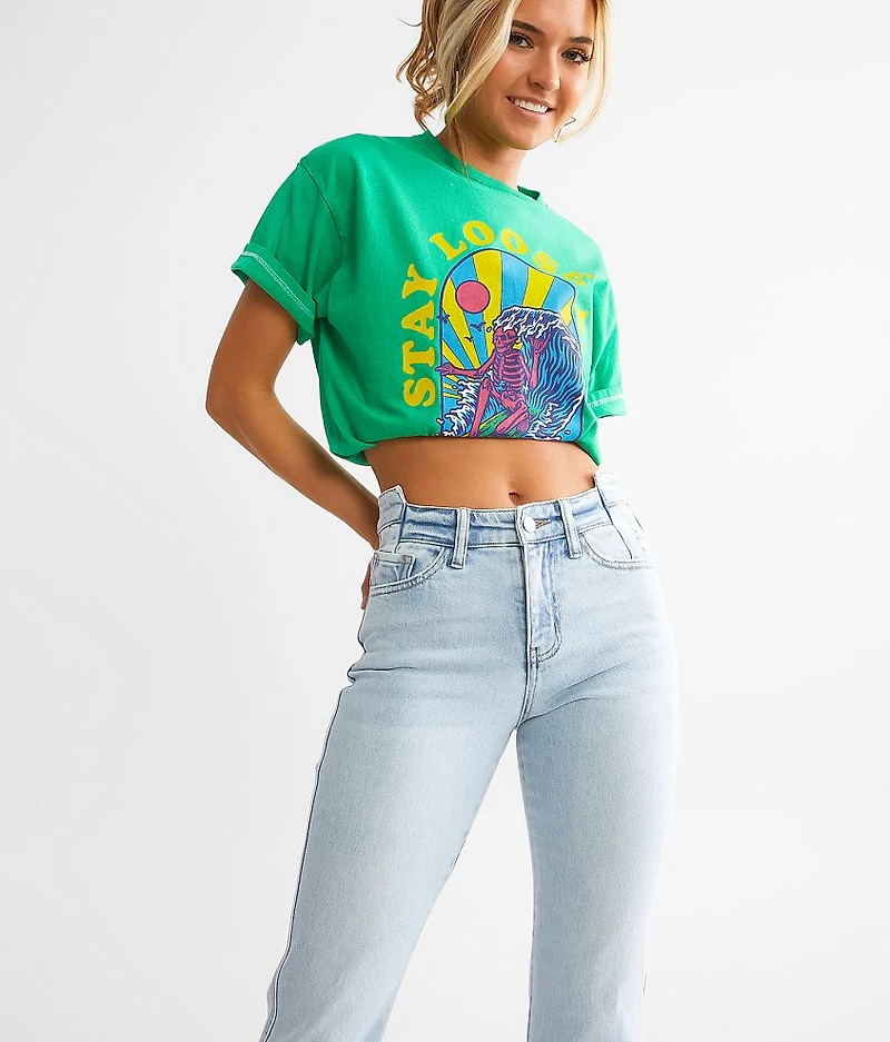 High Rise Straight Stretch Jean