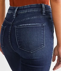 High Rise Cropped Flare Stretch Jean