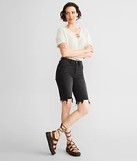 High Rise Bermuda Stretch Short