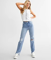 Ultra High Rise Straight Jean