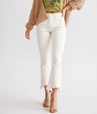 High Rise Cropped Flare Stretch Jean