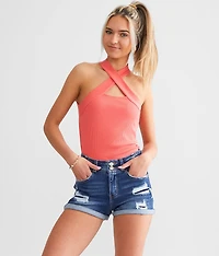 High Rise Stretch Short