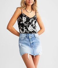 Denim Mini Skirt