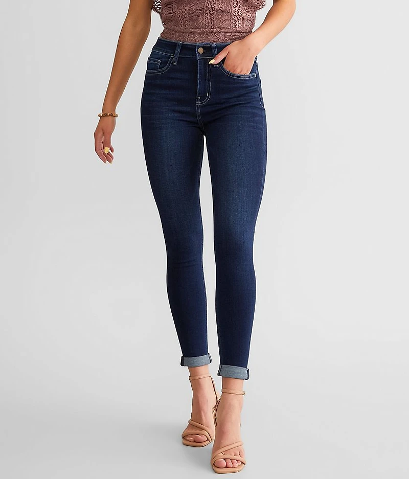 High Rise Ankle Skinny Stretch Jean