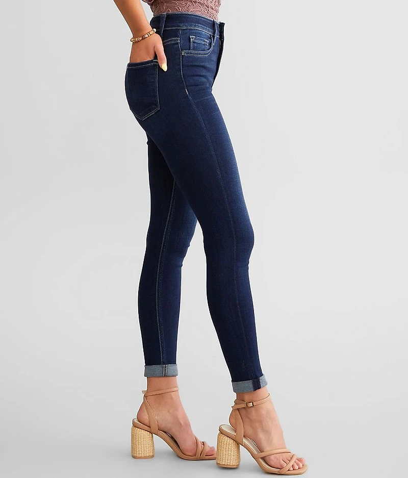 High Rise Ankle Skinny Stretch Jean