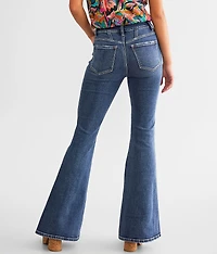 High Rise Super Flare Stretch Jean