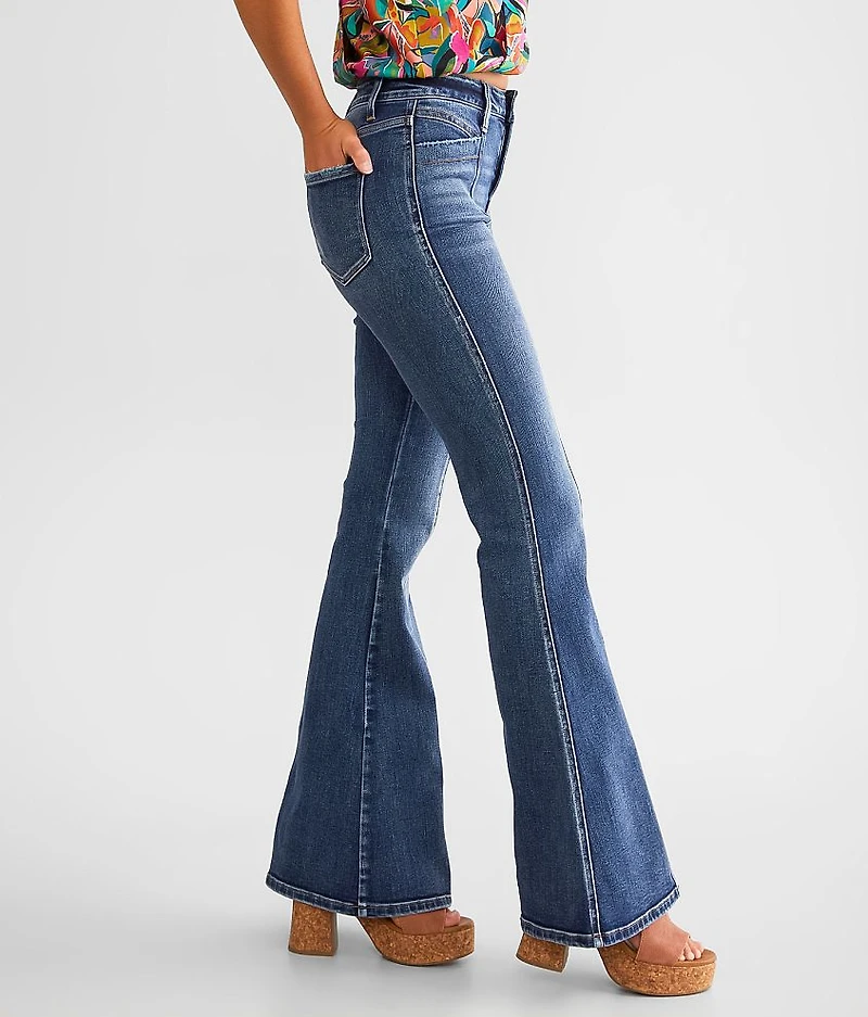 High Rise Super Flare Stretch Jean