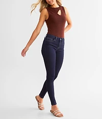 Mid-Rise Skinny Stretch Jean