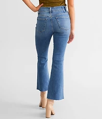 High Rise Cropped Flare Stretch Jean