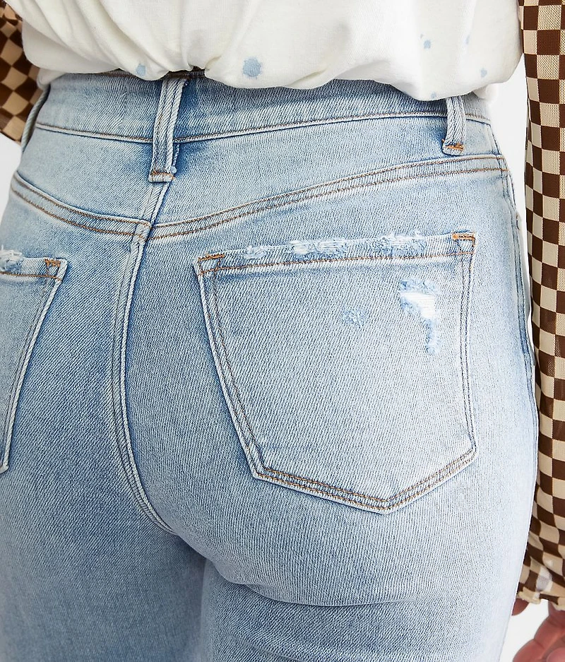 High Rise Flare Stretch Jean