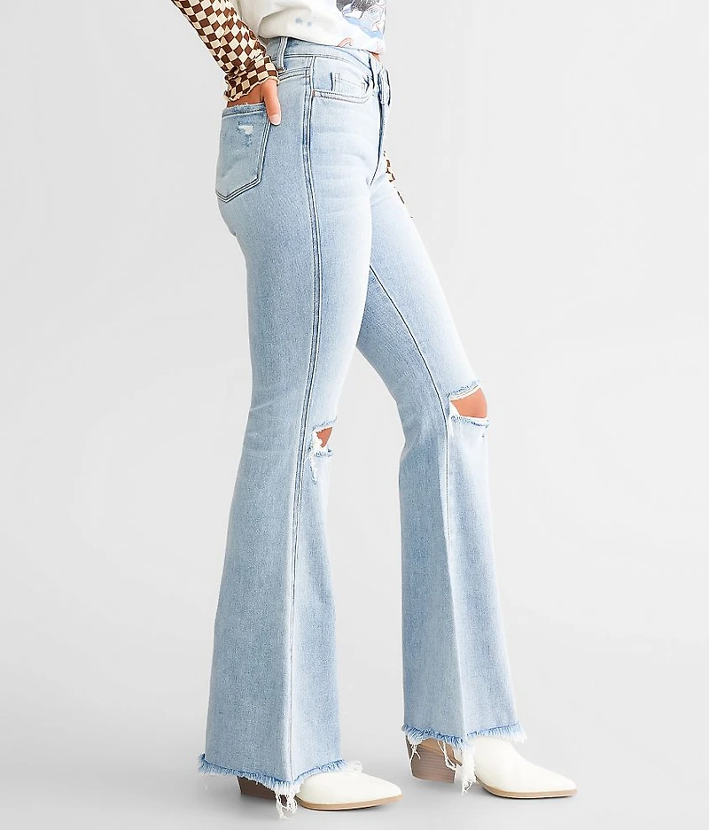 High Rise Flare Stretch Jean