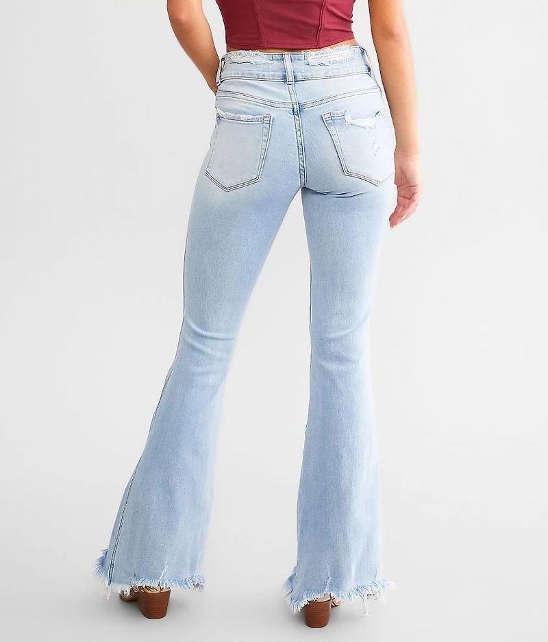 Mid-Rise Flare Stretch Jean