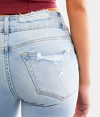 Mid-Rise Flare Stretch Jean