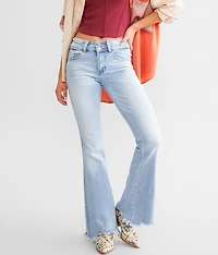 Mid-Rise Flare Stretch Jean