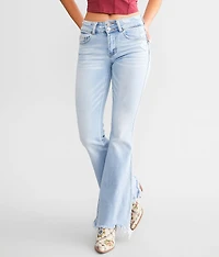 Mid-Rise Flare Stretch Jean