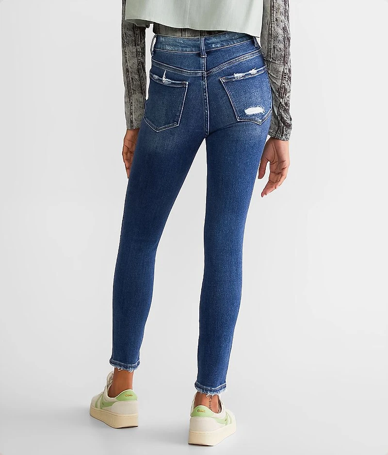 High-Rise Ankle Skinny Stretch Jean