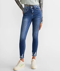 High-Rise Ankle Skinny Stretch Jean