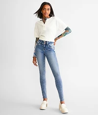 Mid-Rise Skinny Stretch Jean