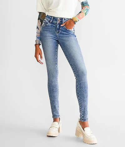 Mid-Rise Skinny Stretch Jean