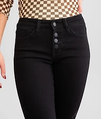 Mid-Rise Cropped Flare Stretch Jean