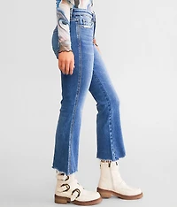 Mid-Rise Cropped Flare Stretch Jean
