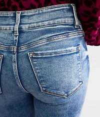 Mid-Rise Cropped Flare Stretch Jean