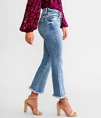 Mid-Rise Cropped Flare Stretch Jean