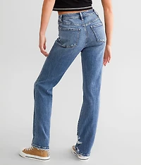 High Rise Straight Stretch Jean