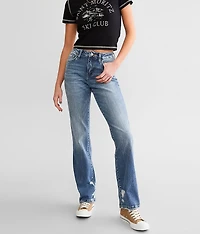High Rise Straight Stretch Jean