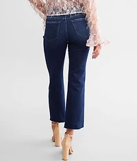 Mid-Rise Cropped Straight Stretch Jean
