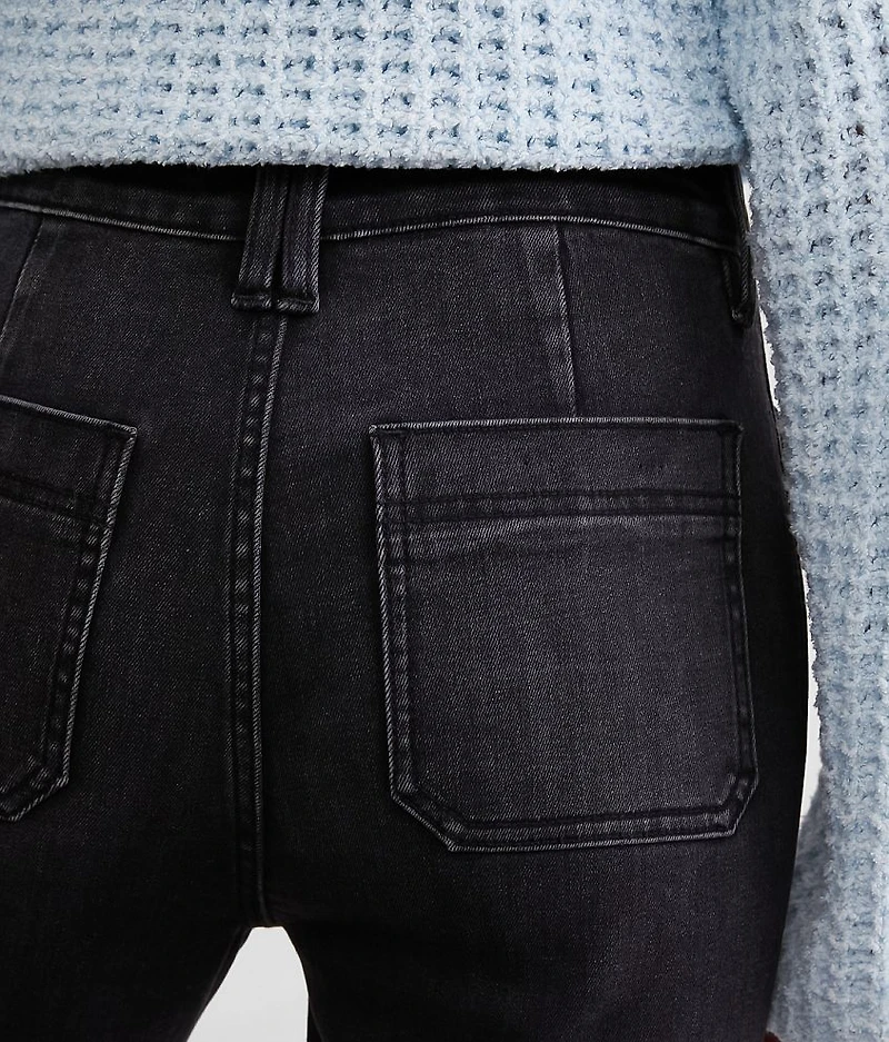 High Rise Flare Stretch Jean