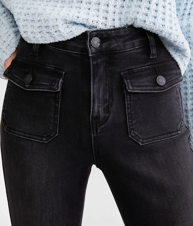 High Rise Flare Stretch Jean