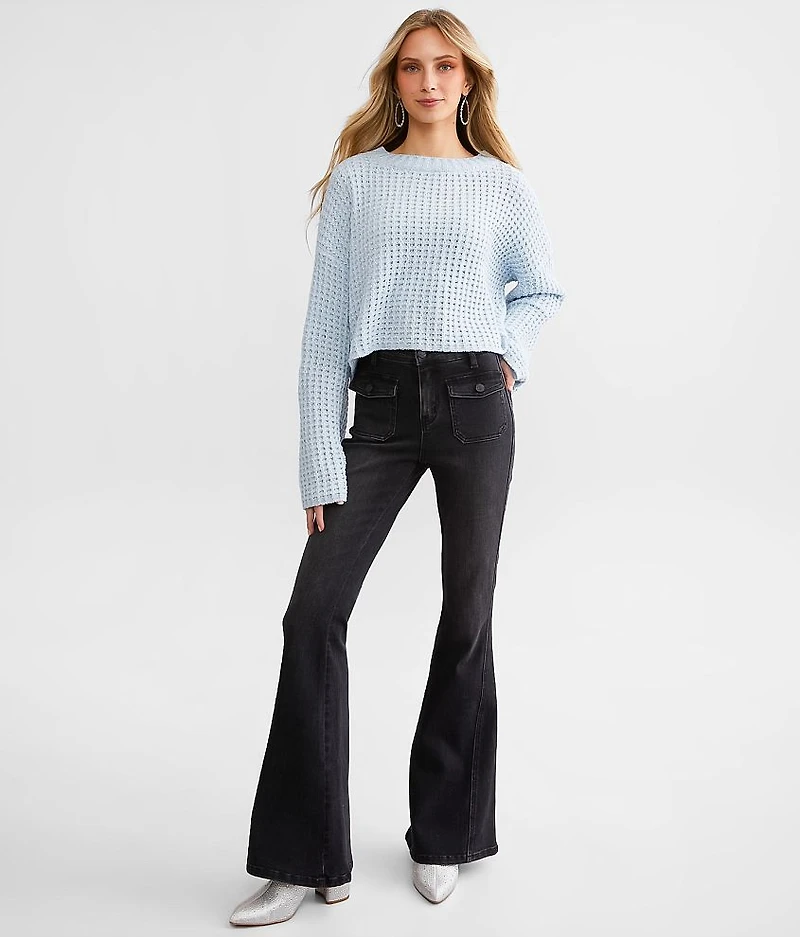 High Rise Flare Stretch Jean