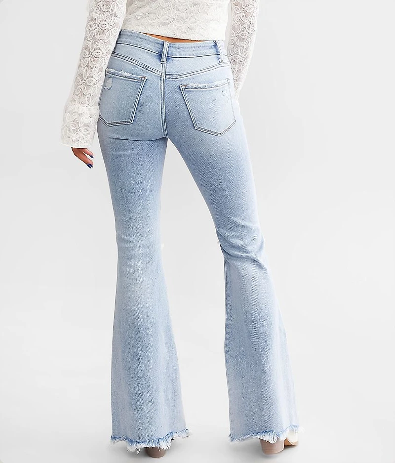 Mid-Rise Flare Stretch Jean