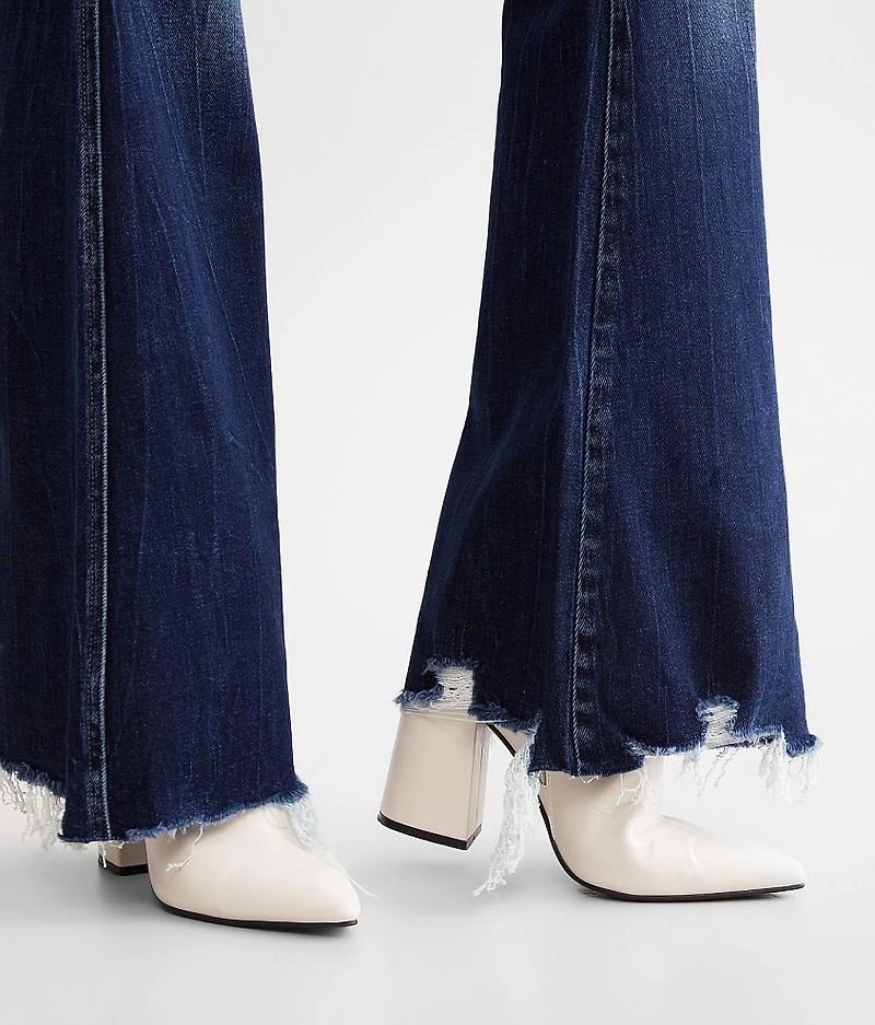 Mid-Rise Flare Stretch Jean